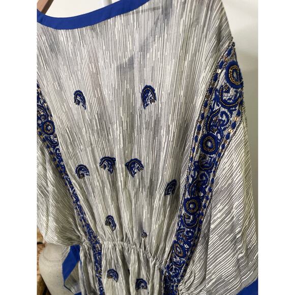 Anthropologie Floreat Lona Embroidered Tunic Top Large Bohemian Hippie - Picture 10 of 10